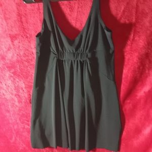 Box of  10 misc black tank tops all size xl